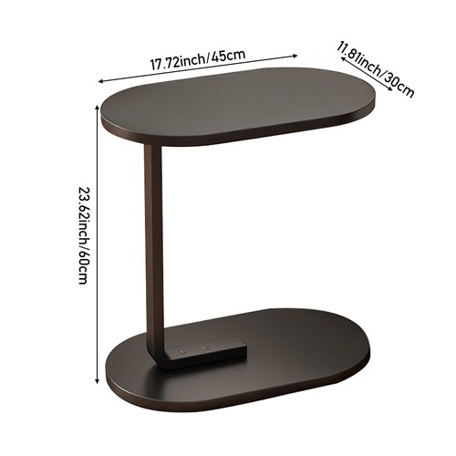 Oval end table bed - bed, sofa