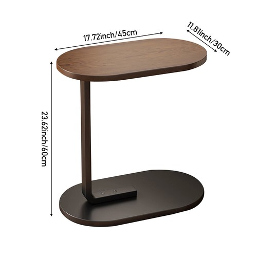 Oval end table bed - end,