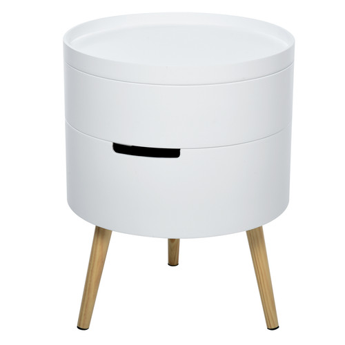 Part side table end desk - 3-part,
