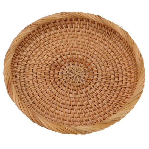 Rattan fruit basket woven tray - fruit,