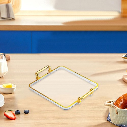 Coffee table decor tray with - table,