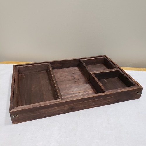 Coffee table wood organizer - coffee,
