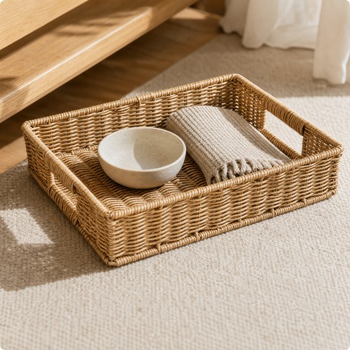 Woven tray slim - tray, shelf