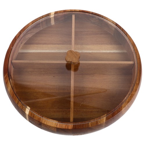 Wooden nut storage tray - storage, for