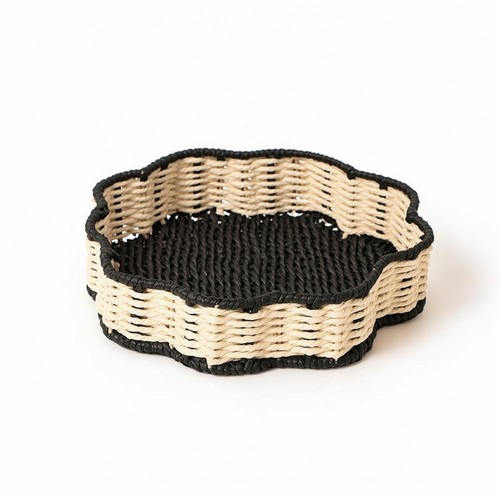 Paper rope tray - paper, braided
