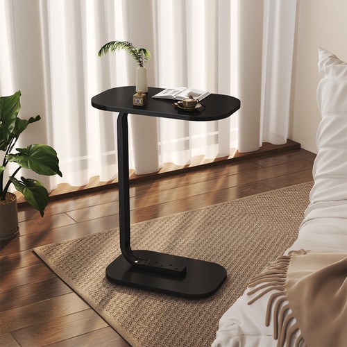 Shaped side table - c-shaped,