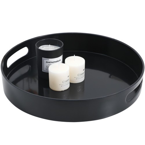 Reusable round decorative - decorative, tray