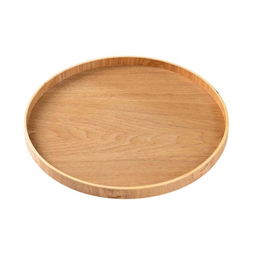 Wooden round tray for - round,