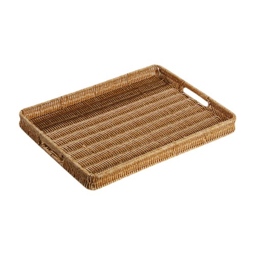 Woven decorative tray coffee - woven,
