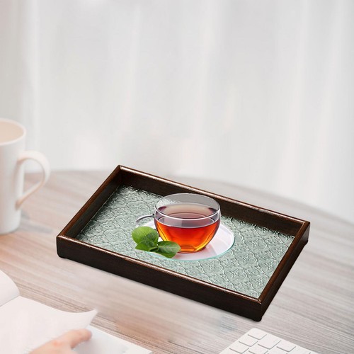 Glass coffee table desk - glass,