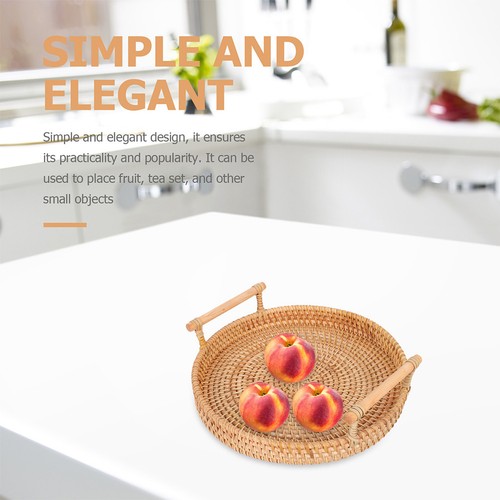 Reusable wicker tray - reusable,