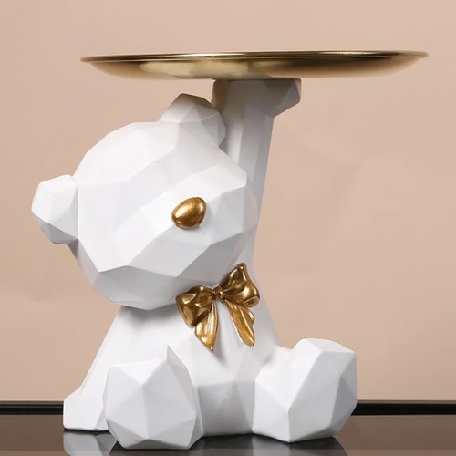 Resin cute bear - resin, storage
