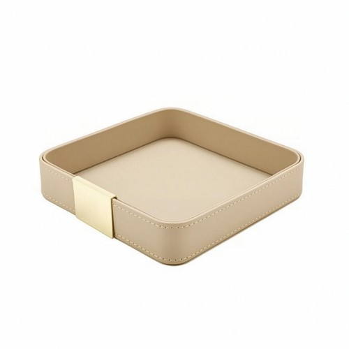 Leather storage tray slim - storage,