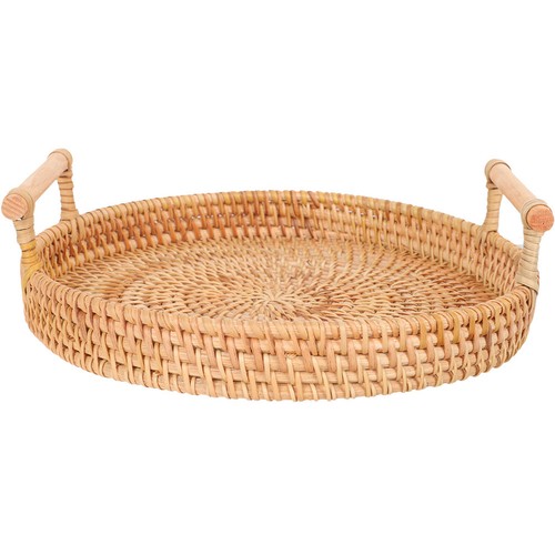 Wicker tray for - tray, table