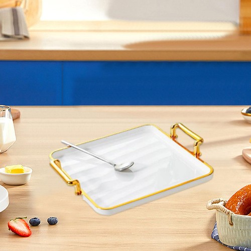 Coffee table decor tray with - table,
