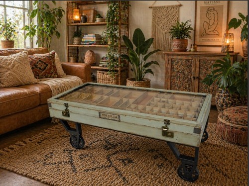 Coffee table with - with, tray
