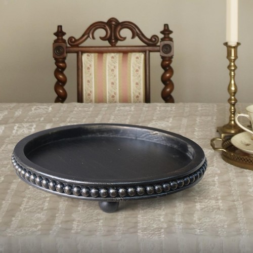 Decorative serving tray round - serving,